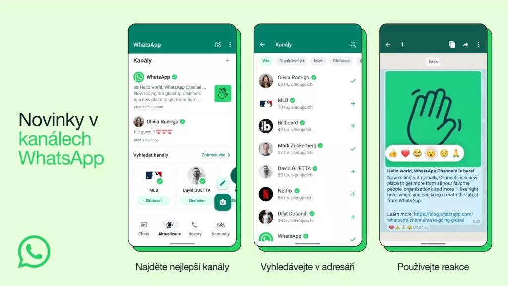 jak vytvořit kanály whatsapp