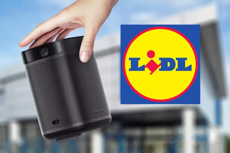 lidl malý přenosný projektor android