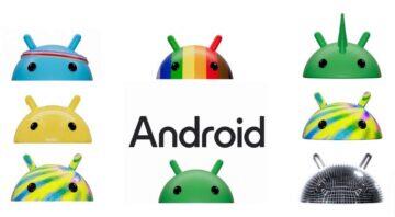 Android zveřejnil také nový 3D vzhled pro Bugdroida, je nyní hravější a dynamičtější