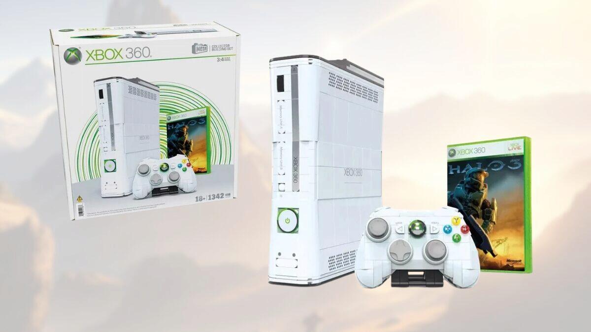 Návrat do minulosti: Mega Bloks představuje repliku Xbox 360 s diskem Halo 3