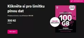 100gb dat předplacenka t-mobile