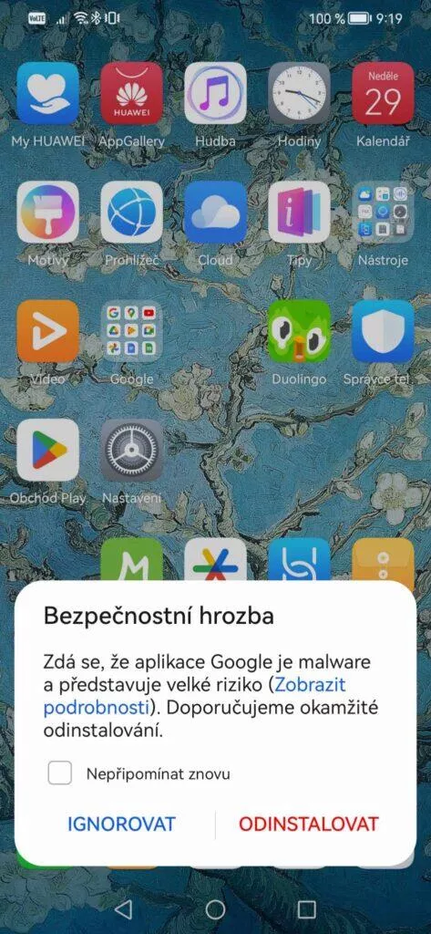 Google malware