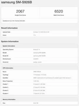 ExynosGeekbench