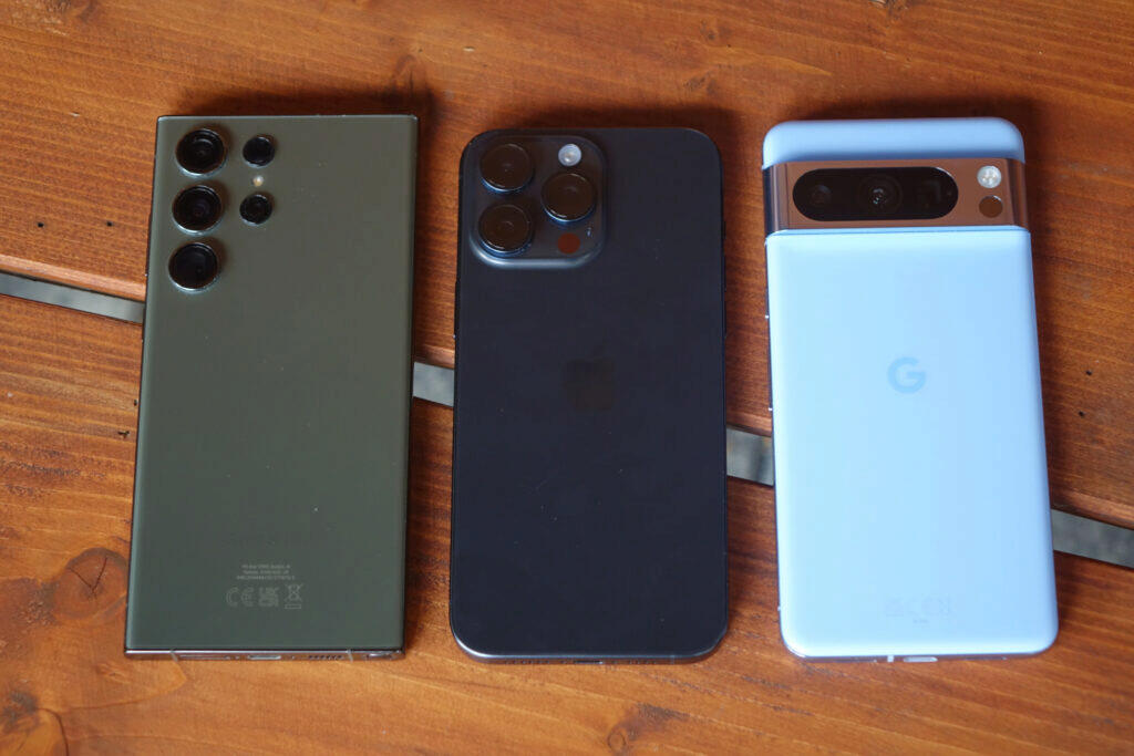 Google Pixel 8 Pro konkurenční telefony