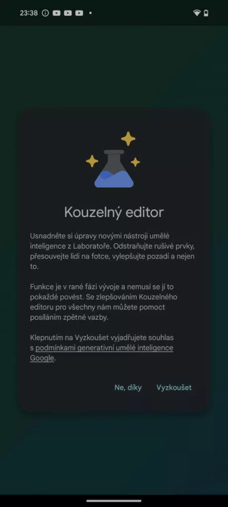 Google Pixel 8 Pro kouzelný editor