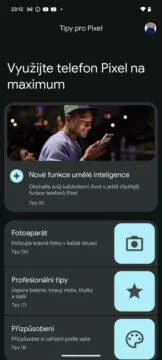 Google Pixel 8 Pro tipy pro pixel