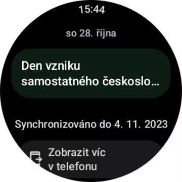 kalendář google wear os