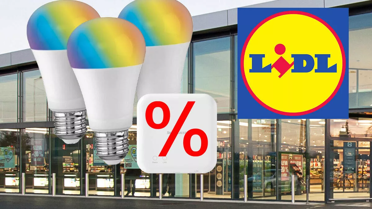 Zajímavá sleva: Lidl má opět v super akci sadu tří RGB žárovek a Zigbee brány