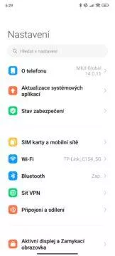 MIUI 14 nastavení