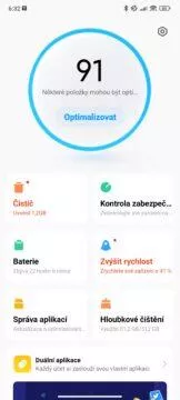 MIUI 14 optimalizace