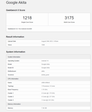 pixel 8a benchmark