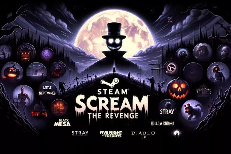 Steam Scream the Revenge slevy Steam Scream the Revenge slevy
