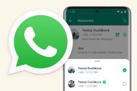 WhatsApp aplikace více účtů více čísel