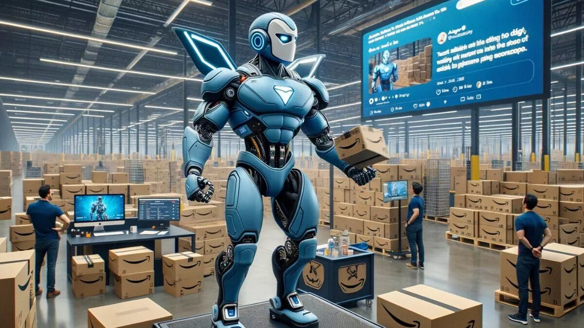 Skladníci bojte se! Do Amazonu dorazili první robotičtí pomocníci