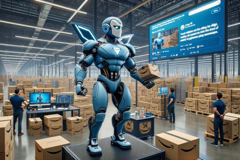 Amazon testuje roboty