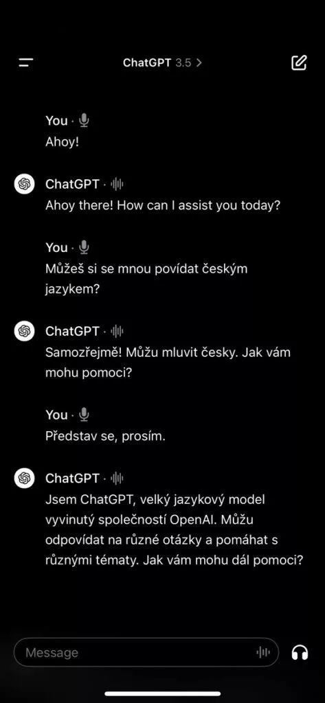 chatgpt prepis konverzace