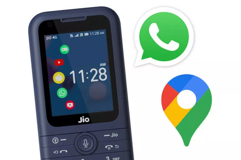 chytrý tlačítkový telefon JioPhone Prima 4G chytrý tlačítkový telefon JioPhone Prima 4G