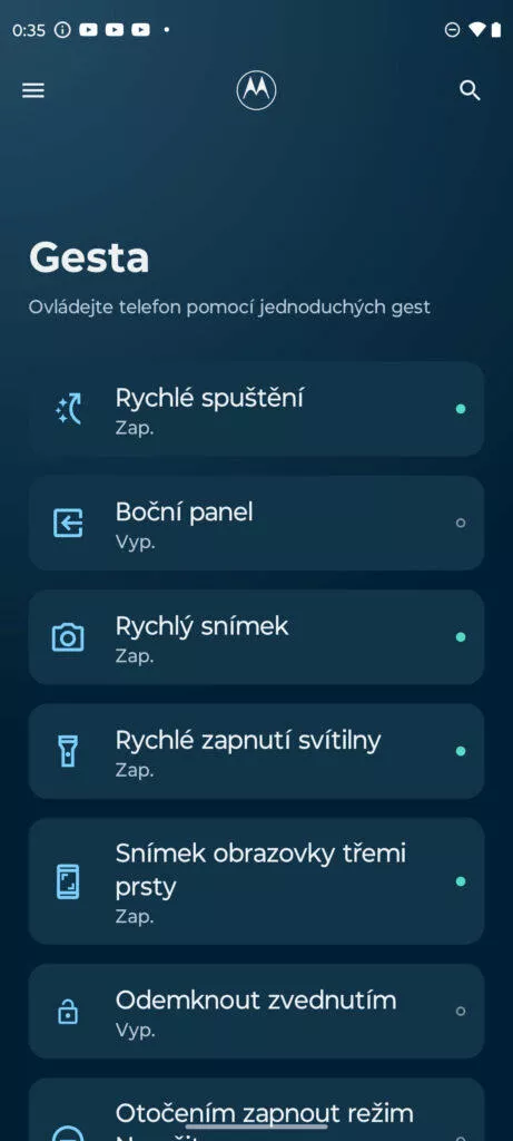 Motorola Edge 40 Neo prostředí vychytávky a tipy
