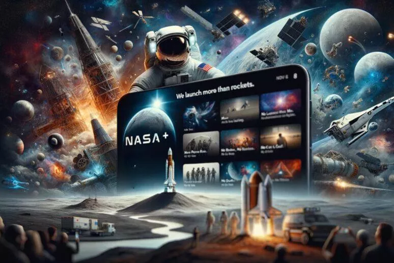 NASA+ streamovací platforma NASA+ streamovací platforma