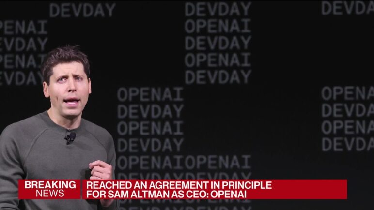 Sam Altman to Return to OpenAI as CEO With New Board