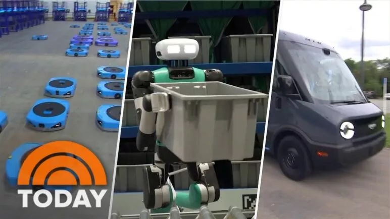 See how Amazon is using new robots to deliver orders even faster