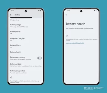 android 14 battery health