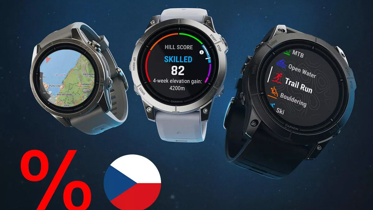 Jedny z nejlepších Garmin hodinek jsou ve slevě! A přijdou vám do Vánoc