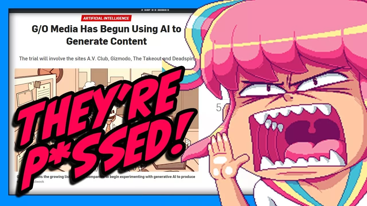 Gizmodo Journos FURIOUS Seus chefes postaram artigos de IA pelas costas!