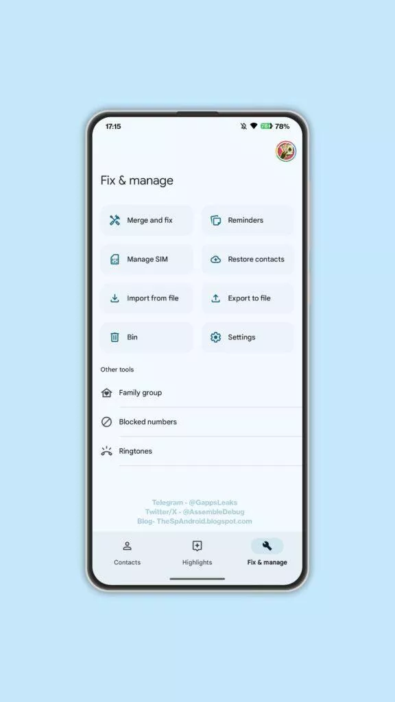 google kontakty