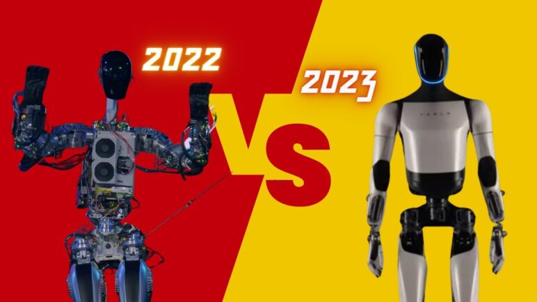 INCREDIBLE Tesla Bot Progress - 2022 vs 2023
