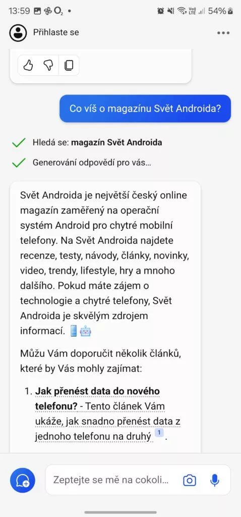 microsoft copilot android