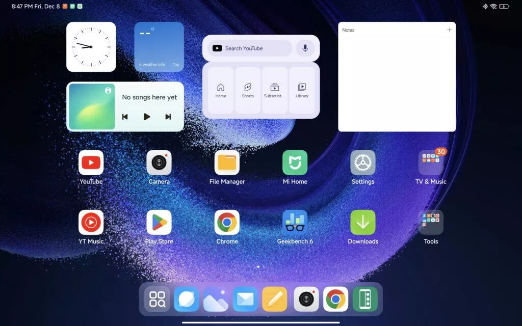 miui xiaomi pad 6 max