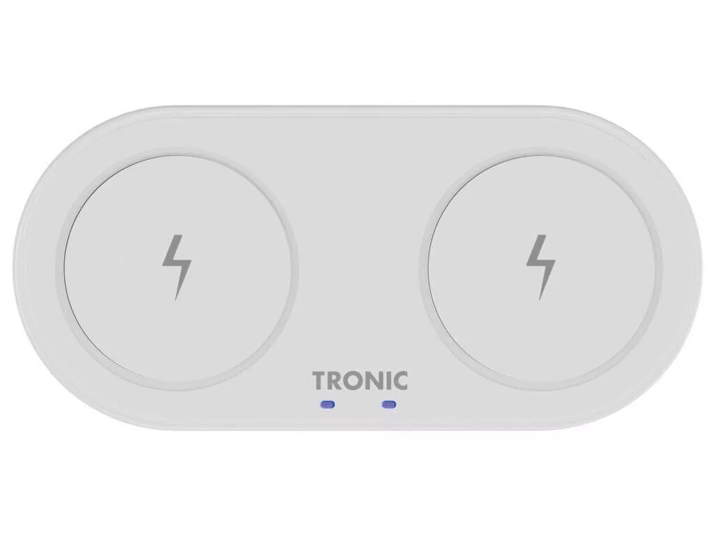 TRONIC Bezdrátová duální nabíječka Qi, 20 W