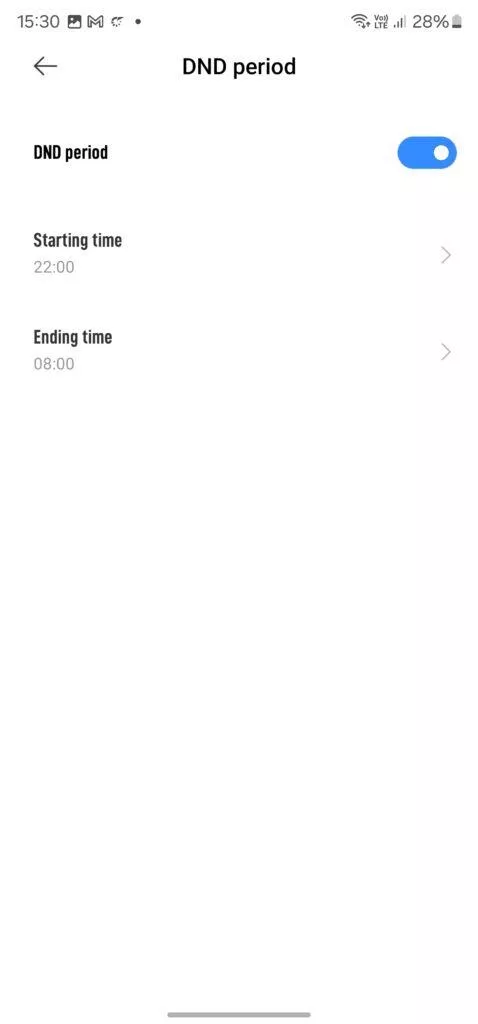 Xiaomi Robot Vacuum S10+ dnd