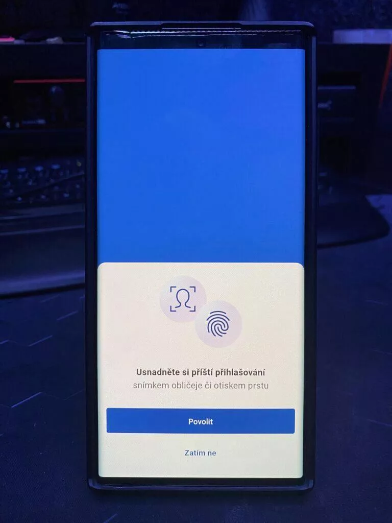 aplikace eDoklady biometrie