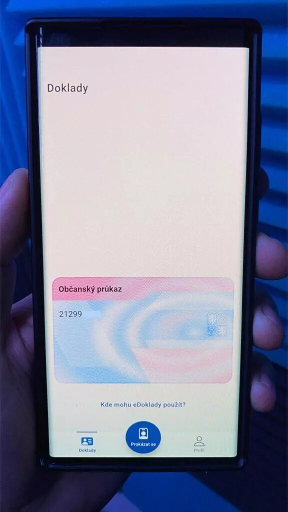 aplikace eDoklady registrace návod přihlášení občanský průkaz občanka 11 občanský průkaz