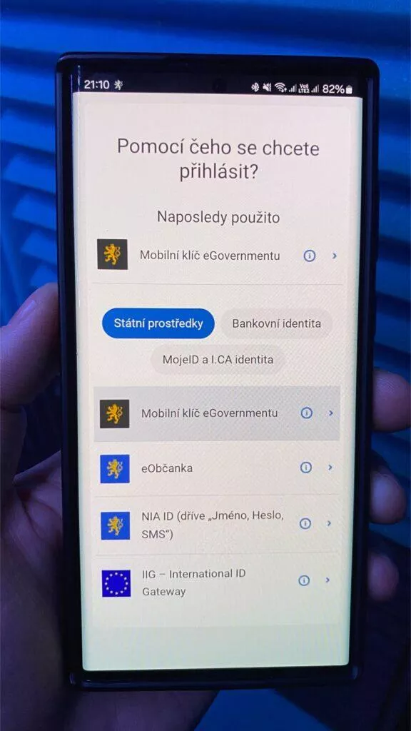 aplikace eDoklady registrace návod přihlášení občanský průkaz občanka 2 státní prostředky