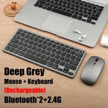Bezdrátový set myši a klávesnice bez numpadu AliExpress