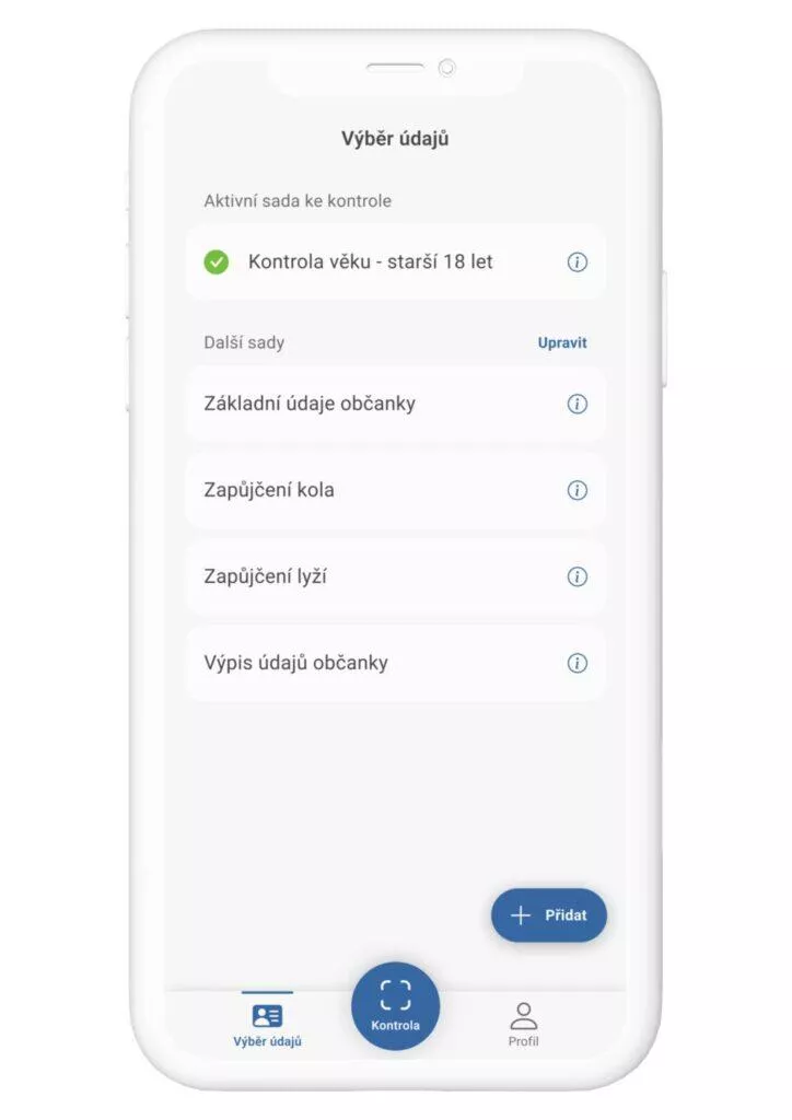eDoklady aplikace ČR datum spuštění občanský průkaz kontrola údajů