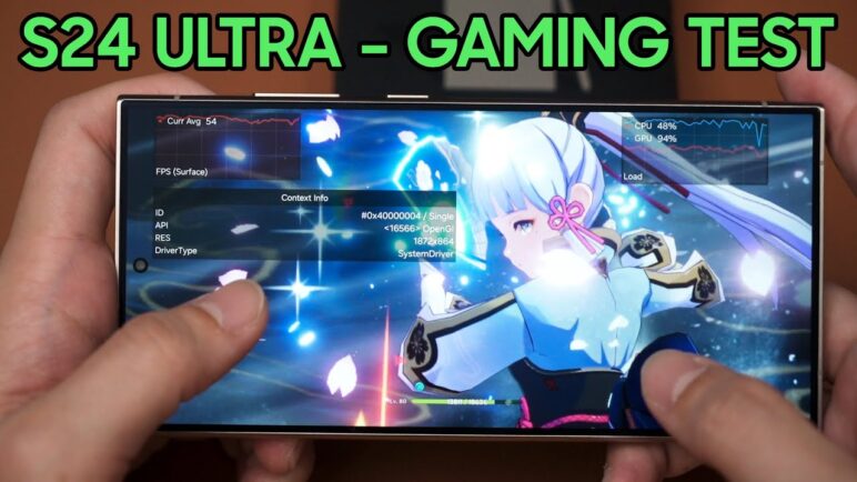 Gaming test - Samsung Galaxy S24 Ultra with Snapdragon 8 Gen 3