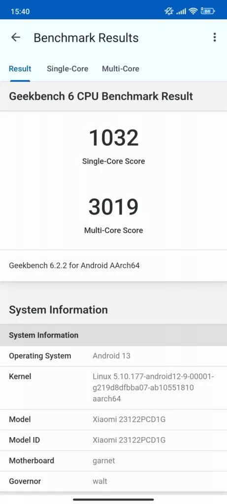 geekbench snapdragon 7s gen 2