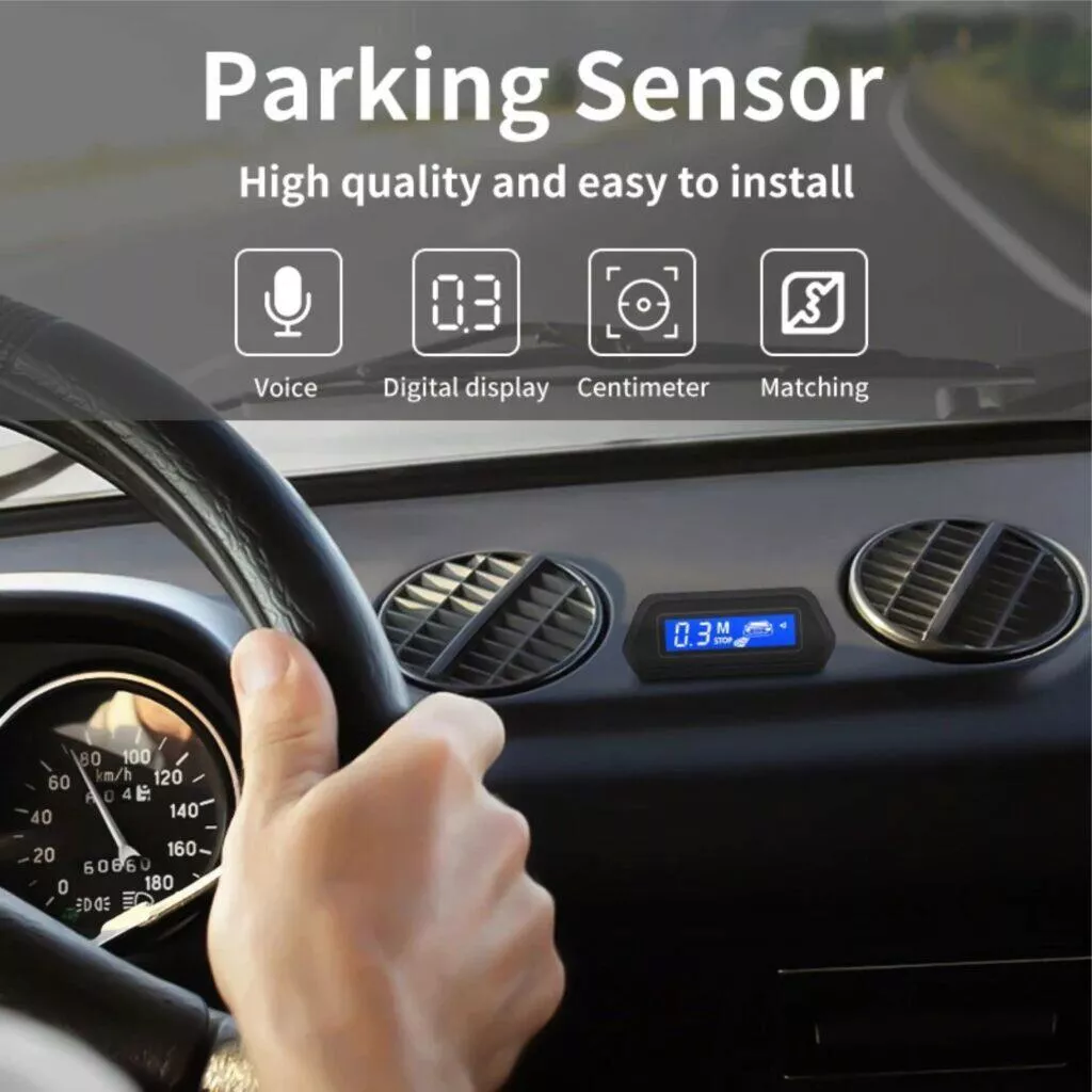 Parkovací senzory Hippcron AliExpress elektro příslušenství do auta