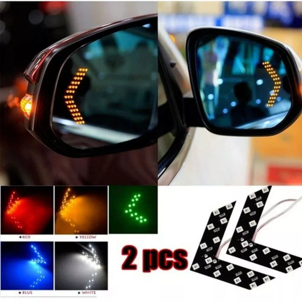 Směrové šipky na zrcátka AliExpress elektro příslušenství do auta