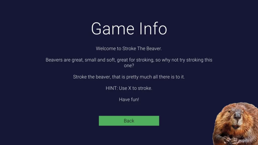 Stroke the Beaver