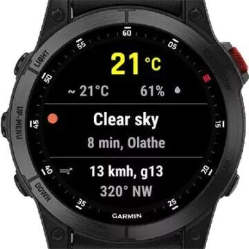 Garmin Open Weather Widget