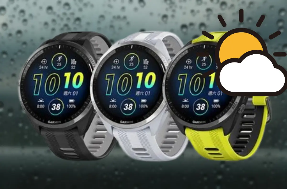 Garmin hodinky počasí