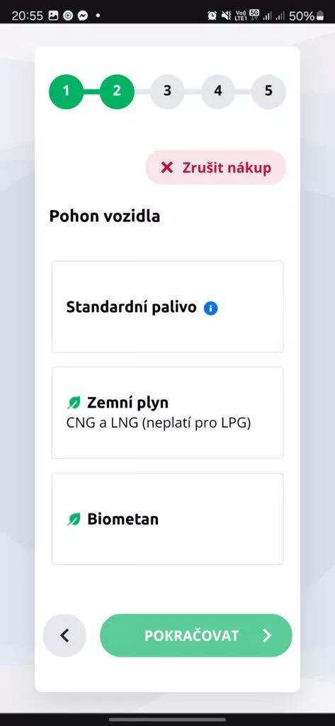 jak koupit dálniční známku v mobilu