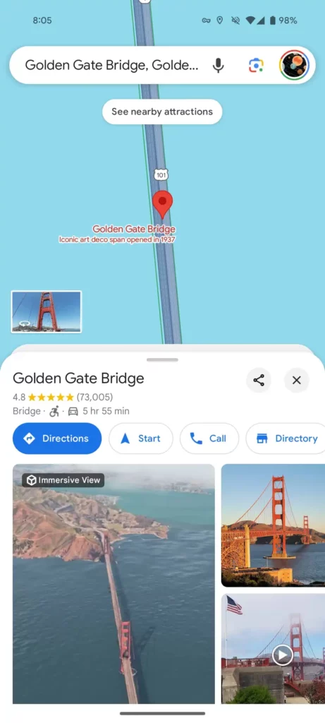 mapy google redesign nový