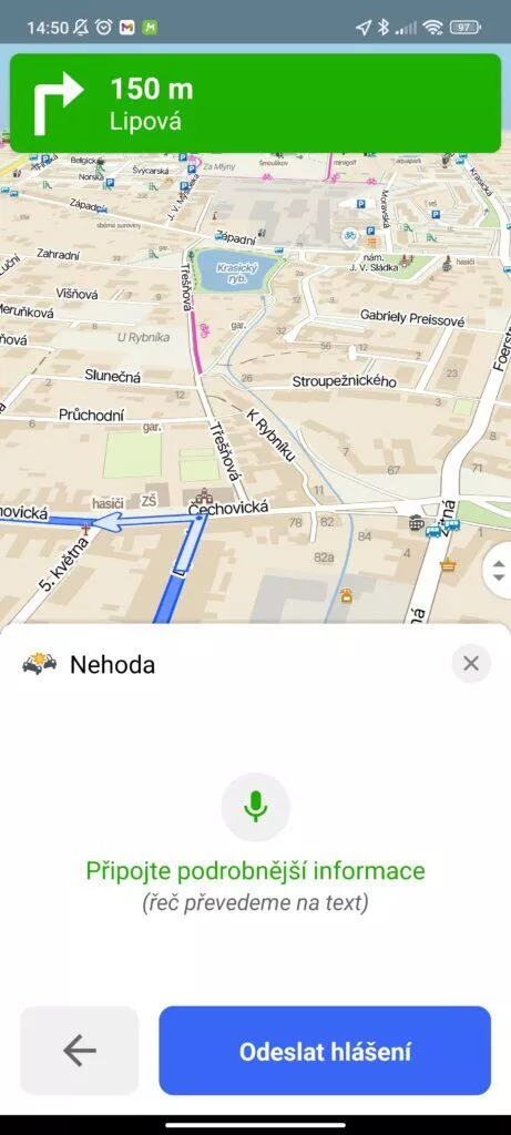 mapycz nehoda
