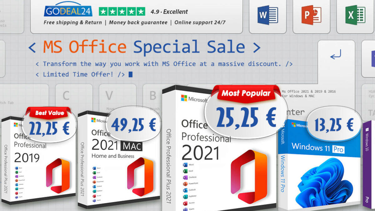 Uvolnění nové kancelářské síly: Office 2021 Pro Plus má silný debut! Kupte si Office 2021 Pro Plus za pouhých 25,25€ do týdne!